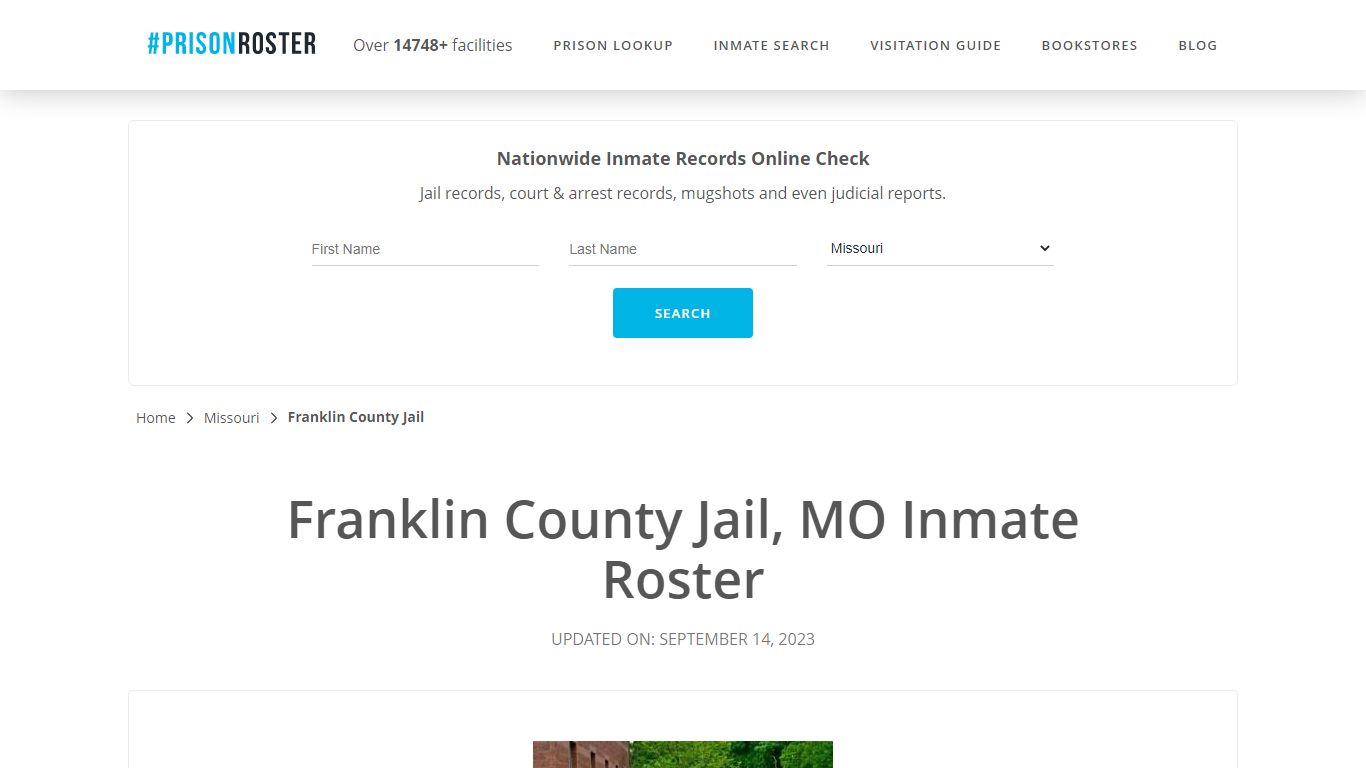Franklin County Jail, MO Inmate Roster - Prisonroster